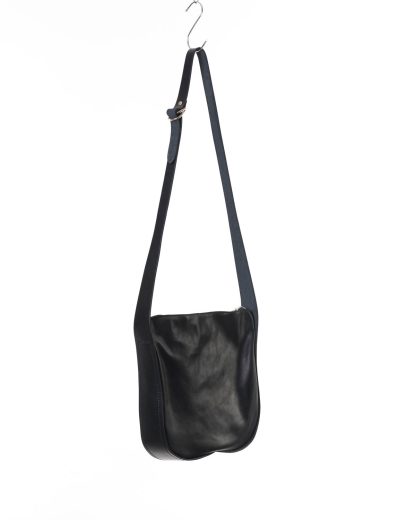 GUIDI RD02 Medium Leather Hobo Bag men women horse full grain leather nylon lining black hide m 4