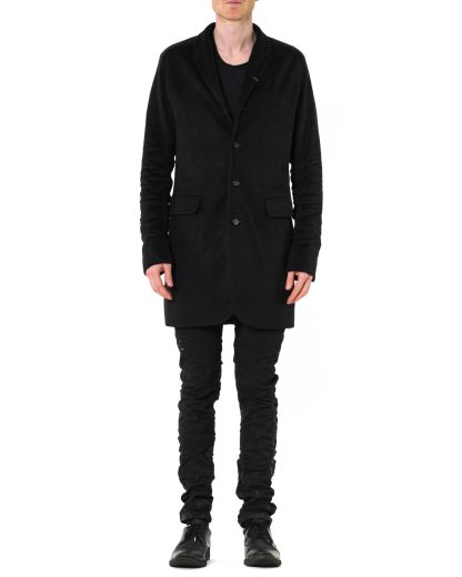 LAYER 0 Layer Zero Men Long H Blazer Herren Jacket Jacke Mantel Coat combed cashmere navy hide m 4