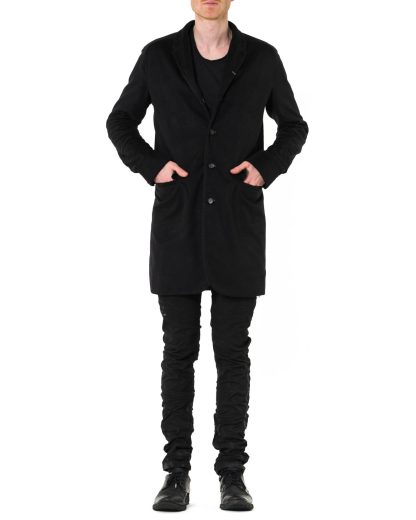 LAYER 0 Layer Zero Men Long H Blazer Herren Jacket Jacke Mantel Coat combed cashmere navy hide m 5
