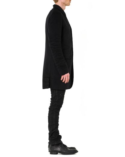 LAYER 0 Layer Zero Men Long H Blazer Herren Jacket Jacke Mantel Coat combed cashmere navy hide m 7