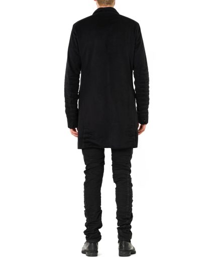 LAYER 0 Layer Zero Men Long H Blazer Herren Jacket Jacke Mantel Coat combed cashmere navy hide m 8