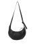 MA MACROSS MAURIZIO AMADEI Medium Banana Belt Bag BO250 VA1.0 cow leather black hide m 1
