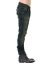 BORIS BIDJAN SABERI BBS men pants P13TF FKU100002 herren hose jeans cotton pu dirty dark denim hide m 4