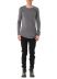 LEON EMANUEL BLANCK LEB DIS M CT 01 Men Distortion Curved Long Sleeve T Shirt Herren langarm tshirt temo jersey modalea grey hide m 3