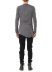 LEON EMANUEL BLANCK LEB DIS M CT 01 Men Distortion Curved Long Sleeve T Shirt Herren langarm tshirt temo jersey modalea grey hide m 5