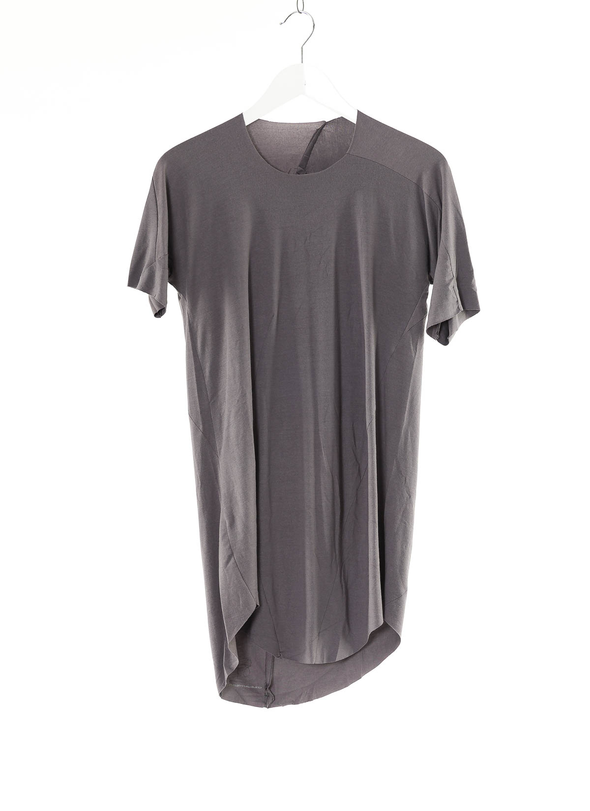 hide-m | LEON EMANUEL BLANCK Distortion Curved T-Shirt, grey