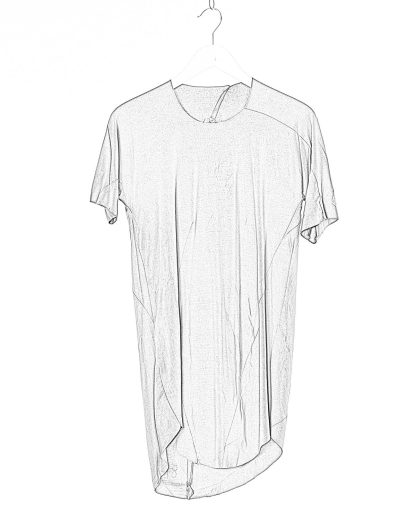 LEON EMANUEL BLANCK LEB DIS M CT 01 Men Distortion Curved Mid Length Sleeve T Shirt Herren langarm tshirt temo jersey modalea grey hide m 2