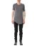 LEON EMANUEL BLANCK LEB DIS M CT 01 Men Distortion Curved Mid Length Sleeve T Shirt Herren langarm tshirt temo jersey modalea grey hide m 3