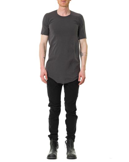LEON EMANUEL BLANCK LEB DIS M CT 01 Men Distortion Curved Mid Length Sleeve TShirt Herren T Shirt cottonpesea grey hide m 3