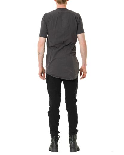 LEON EMANUEL BLANCK LEB DIS M CT 01 Men Distortion Curved Mid Length Sleeve TShirt Herren T Shirt cottonpesea grey hide m 5