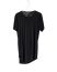 LEON EMANUEL BLANCK LEB DIS M CT MSL 01 Men Distortion Curved Mid Length Sleeve T Shirt black cotton hide m 1