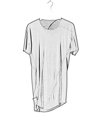 LEON EMANUEL BLANCK LEB DIS M CT MSL 01 Men Distortion Curved Mid Length Sleeve T Shirt black cotton hide m 2