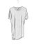 LEON EMANUEL BLANCK LEB DIS M CT MSL 01 Men Distortion Curved Mid Length Sleeve T Shirt black cotton hide m 2