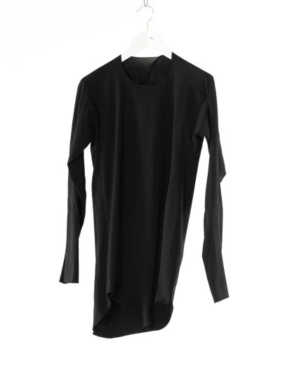 LEON EMANUEL BLANCK LEB DIS M LCT 01 Men Distortion Curved Long Sleeve T Shirt Herren langarm Tshirt cottonpesea black hide m 1