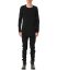 LEON EMANUEL BLANCK LEB DIS M LCT 01 Men Distortion Curved Long Sleeve T Shirt Herren langarm Tshirt cottonpesea black hide m 3