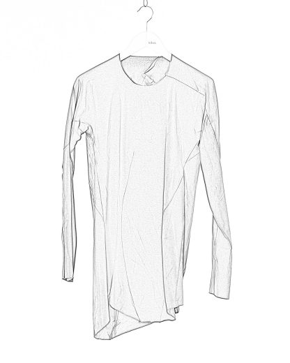 LEON EMANUEL BLANCK LEB DIS M LCT 01 Men Distortion Curved Long Sleeve T Shirt Herren langarm Tshirt cottonpesea grey hide m 2