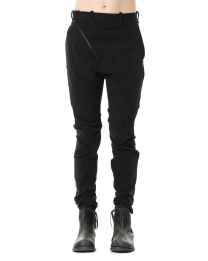 LEON EMANUEL BLANCK LEB Men DIS M SKCP 01 Distortion Skinny Pants Herren Hose Trousers dobby cotton lyo ea black hide m 3