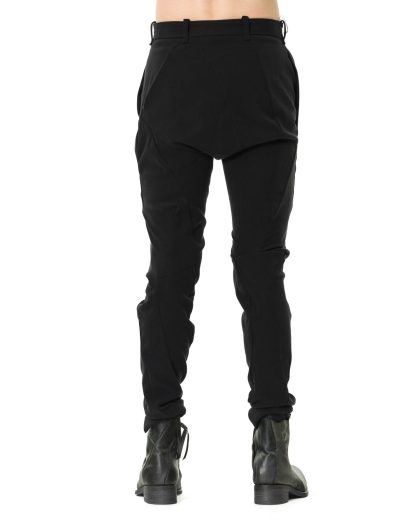 LEON EMANUEL BLANCK LEB Men DIS M SKCP 01 Distortion Skinny Pants Herren Hose Trousers dobby cotton lyo ea black hide m 5