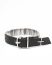 MA MAcross Maurizio Amadei A F7BL1 GR20 Thin Silver Wrapped Wristband Bracelet Armband cow leather 925 sterling black hide m 2