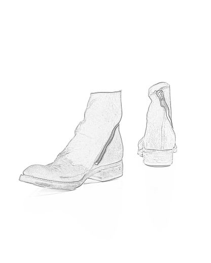 ADICIANNOVEVENTITRE A1923 AUGUSTA ST41 Men Spiral Zip Boot Herren Schuh Stiefel Shoe goodyear handmade horse culatta reverse leather black hide m 2