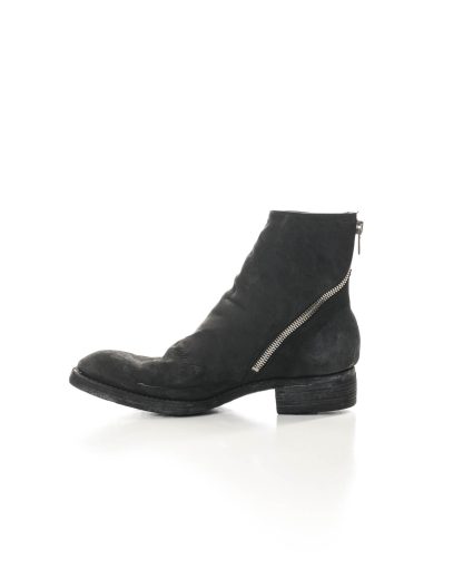 ADICIANNOVEVENTITRE A1923 AUGUSTA ST41 Men Spiral Zip Boot Herren Schuh Stiefel Shoe goodyear handmade horse culatta reverse leather black hide m 5