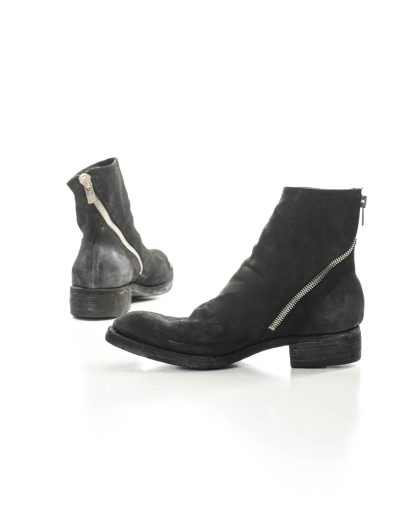 ADICIANNOVEVENTITRE A1923 AUGUSTA ST41 Men Spiral Zip Boot Herren Schuh Stiefel Shoe goodyear handmade horse culatta reverse leather black hide m 7