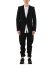 BORIS BIDJAN SABERI BBS SUIT3 F1602B men jacket suit herren blazer jacke anzug cotton stretch limited fabric black hide m 4