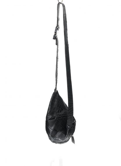 LEON EMANUEL BLANCK DIS DB 01 S Distortion Dealer Bag small wild alligator leather black hide m 4