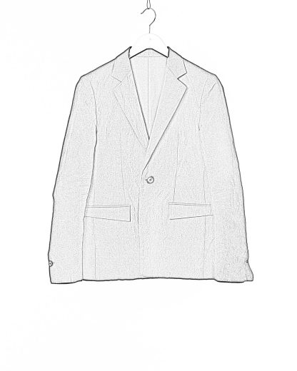 KANG MJ 001 REV LICOPIST COPLAIN Men Reversible Jekyll Hyde Jacket Herren Jacke Blazer linen cotton off black dark grey green hide m 2