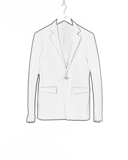 KANG MJ 001 REV LICOPIST COPLAIN Men Reversible Jekyll Hyde Jacket Herren Jacke Blazer linen cotton off black dark grey green hide m 4