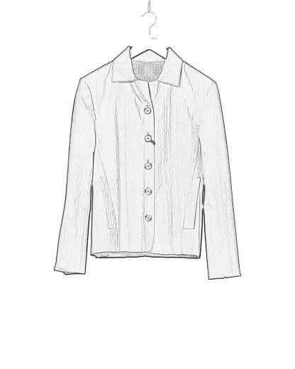 KANG MJ 003 REV CHEC LYO Men Cropped Reversible Jacket Herren Jacke beidseitig cotton viscose lyocell pa black hide m 4