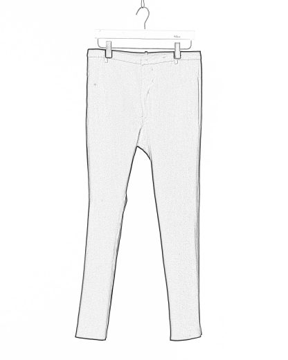 KANG MP 002 REV LICOPIST COPLAIN Men Reversible Jekyll Hyde Straight Fitted Pants Herren Hose Trousers linen cotton off black dark grey green hide m 3