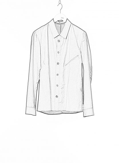 KANG MSHR 005 LINCO Men Diagonal Front Pocket Med Fit Shirt Herren Hemd cotton pa dark grey hide m 2