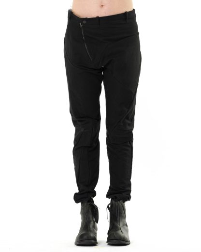 LEON EMANUEL BLANCK LEB DIS M FLP3 01 Men Distortion Fitted Long Pants Herren Hose Trousers super elastic viscose linen ea black hide m 3