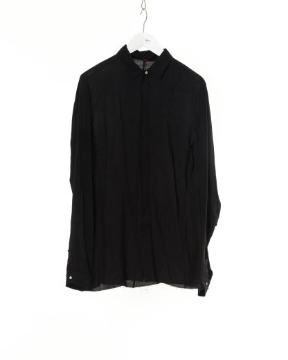 MA MACROSS Maurizio Amadei H102 VBL Men Fitted Shirt Herren Hemd tee tshirt bamboo black hide m 1