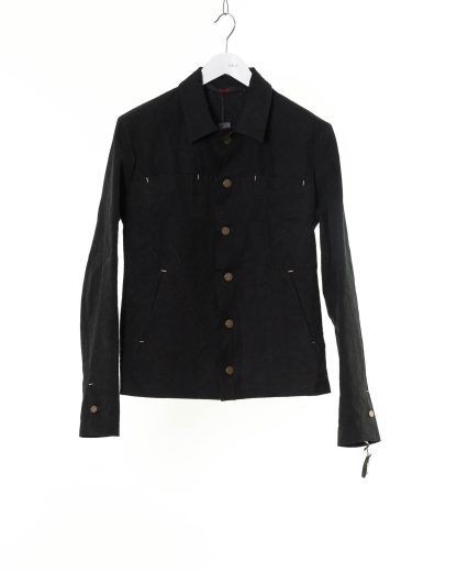 ma macross Maurizio Amadei J250 CP5 Men Trucker Jacket Herren Jacke cotton black hide m 1