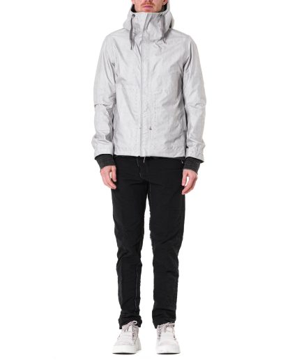 Taichi Murakami Men Mountain Parka Foldable Origami Sleeve Jacket Herren Jacke waterproof 3 layer nylon dusty white hide m 6