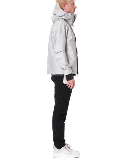 Taichi Murakami Men Mountain Parka Foldable Origami Sleeve Jacket Herren Jacke waterproof 3 layer nylon dusty white hide m 8