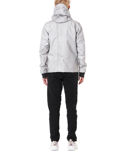 Taichi Murakami Men Mountain Parka Foldable Origami Sleeve Jacket Herren Jacke waterproof 3 layer nylon dusty white hide m 9