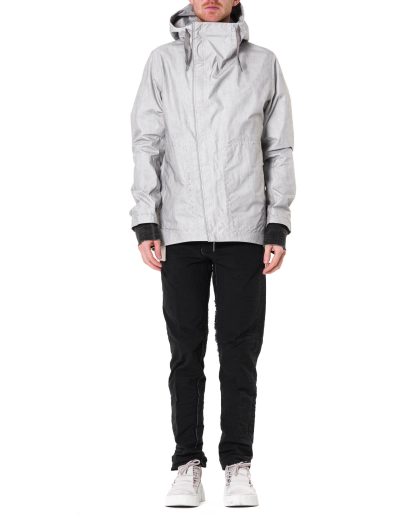 Taichi Murakami Men Mountain Parka Origami Sleeve Jacket Herren Jacke waterproof 3 layer nylon dusty white hide m 5