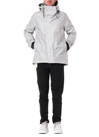 Taichi Murakami Men Mountain Parka Origami Sleeve Jacket Herren Jacke waterproof 3 layer nylon dusty white hide m 6