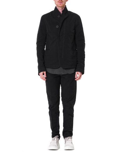 hide-m | TAICHI MURAKAMI Men Work Blazer, black cotton