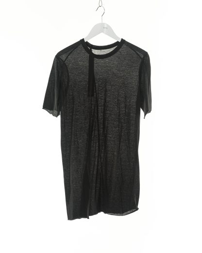 BORIS BIDJAN SABERI TS1. TF FTT00001 Men T Shirt Herren Tee cotton cashmere black hide m 1