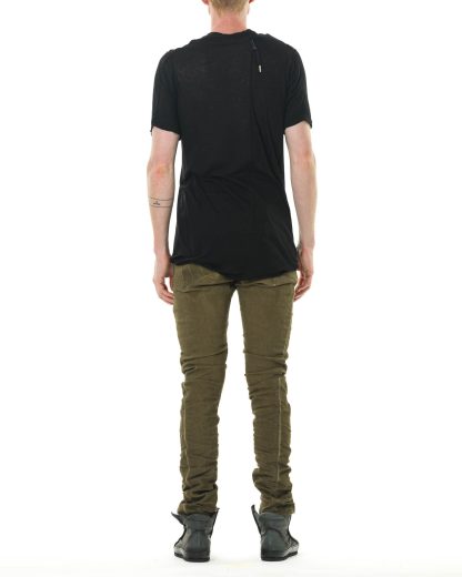 BORIS BIDJAN SABERI TS1. TF FTT00001 Men T Shirt Herren Tee cotton cashmere black hide m 5