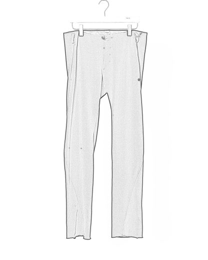MACROSS MA Maurizio Amadei Men 3 Pocket Tight Pants P1 JM4 Herren Hose Trousers cotton jersey black hide m 2