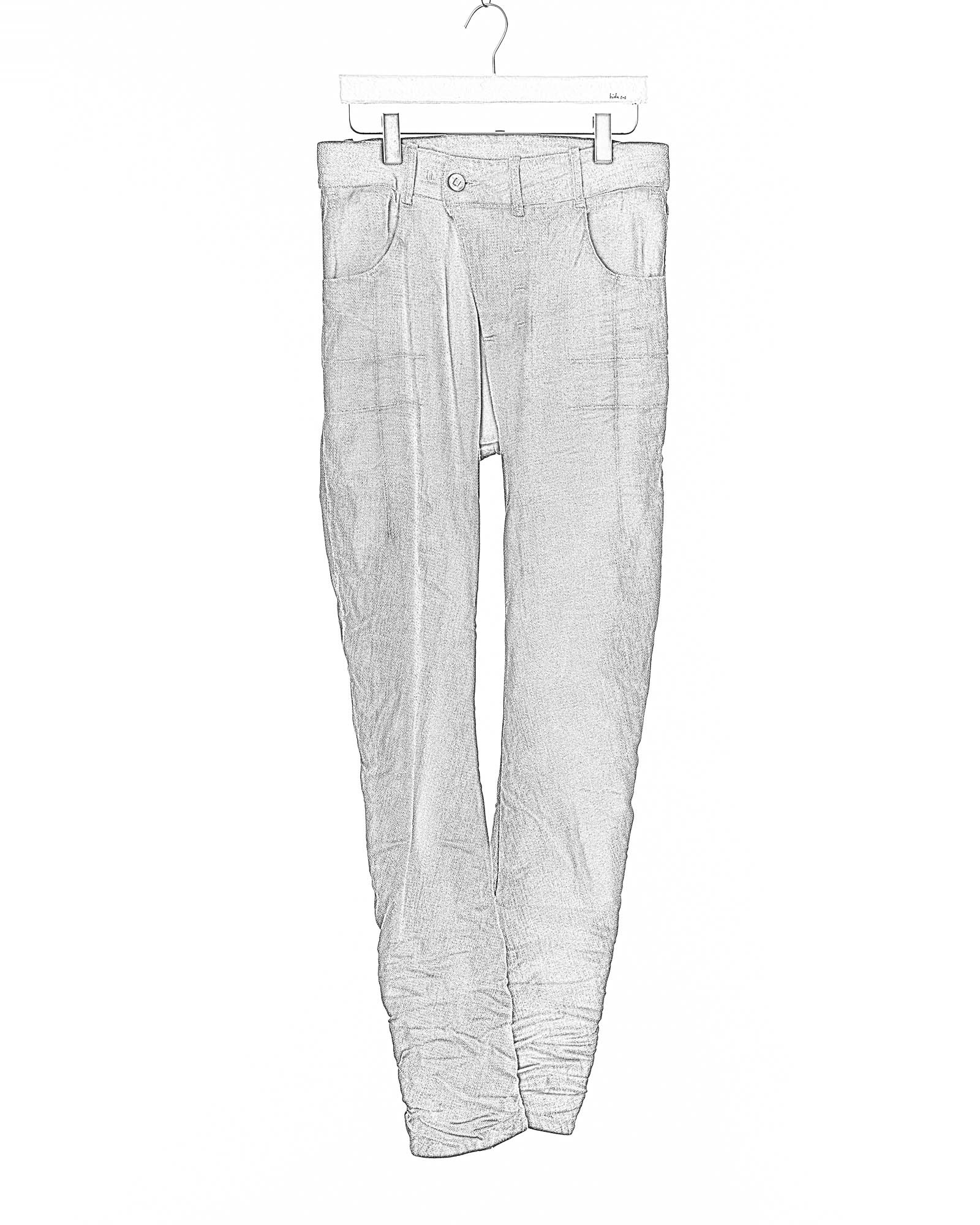 BORIS BIDJAN SABERI P13TF FET10005 men pants herren hose jeans cotton ea dark oak hide m 2 BORIS BIDJAN SABERI P13TF FET10005 men pants herren hose jeans cotton ea dark oak hide m 2