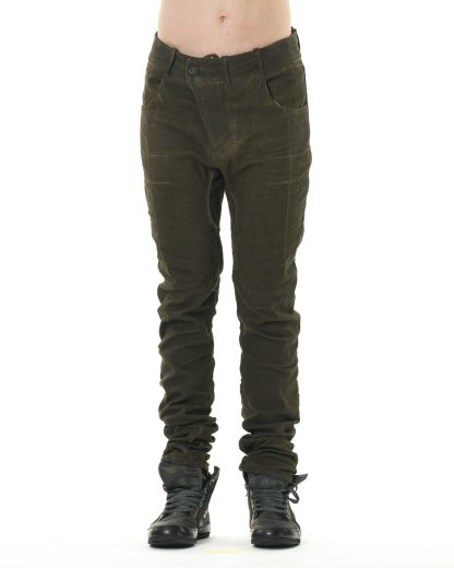 BORIS BIDJAN SABERI P13TF FET10005 men pants herren hose jeans cotton ea dark oak hide m 3
