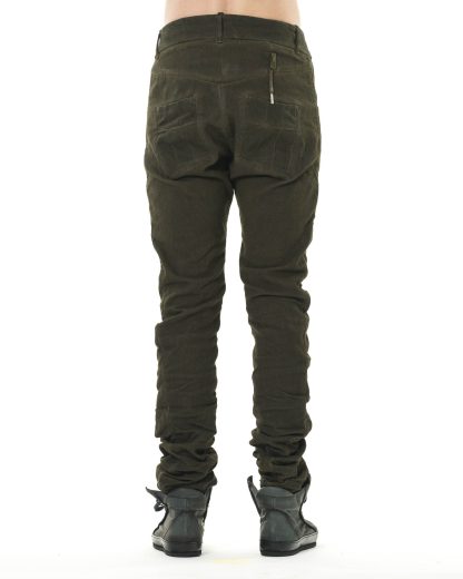 BORIS BIDJAN SABERI P13TF FET10005 men pants herren hose jeans cotton ea dark oak hide m 5