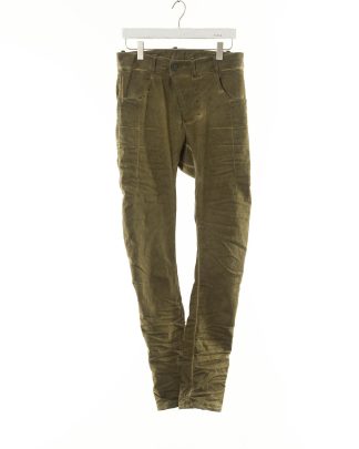 BORIS BIDJAN SABERI P13TF FKU10004 men pants herren hose jeans exclusively cotton pu dark oak hide m 1