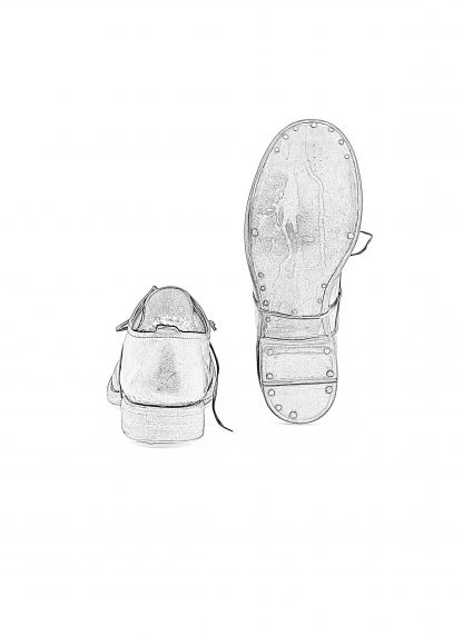 LAYER 0 2.5 H7 HGW Men Classic Derby Shoe Herren Shoe Limited Hand Made Goodyear horse shell cordovan full grain leather black hide m 11